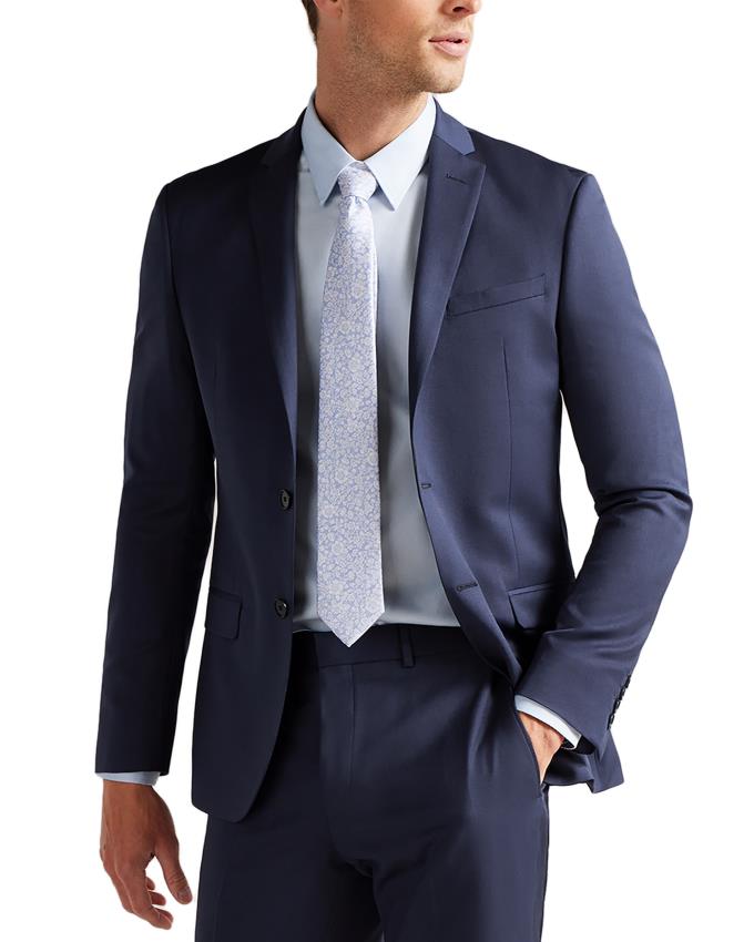 Veste Ted Baker Slim Navy Twill Suit Bleu Marine Homme | DZF-21346712